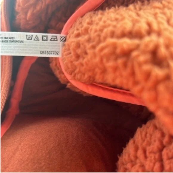 FP Movement XSmall Pullover Lead The Pack Fleece Neon Coral Combo Free People - Picture 12 of 12